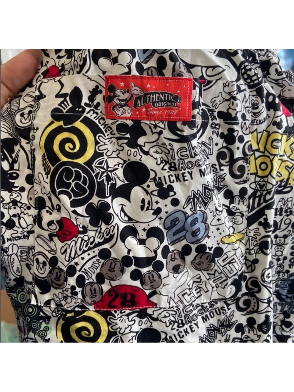 Disney Parks Authentic Original Mickey Mouse Pajama Pants - Picture 5 of 5